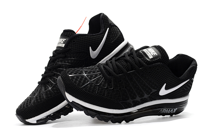 Women Nike Air Max Emergent Black White Shoes - Click Image to Close